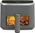 Air Fryer 4 Quart with Window, 1500W Digital Airfryer with 8 Presets, 60-Min Timer, Max 400°F, Auto Shut off & Nonstick Dishwasher Safe Basket, Shake Reminder for Small Kitchen