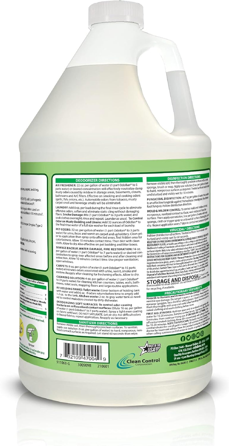 Disinfectant Concentrate and Odor Eliminator, Made in the USA, Original Eucalyptus Scent, 1 Gallon
