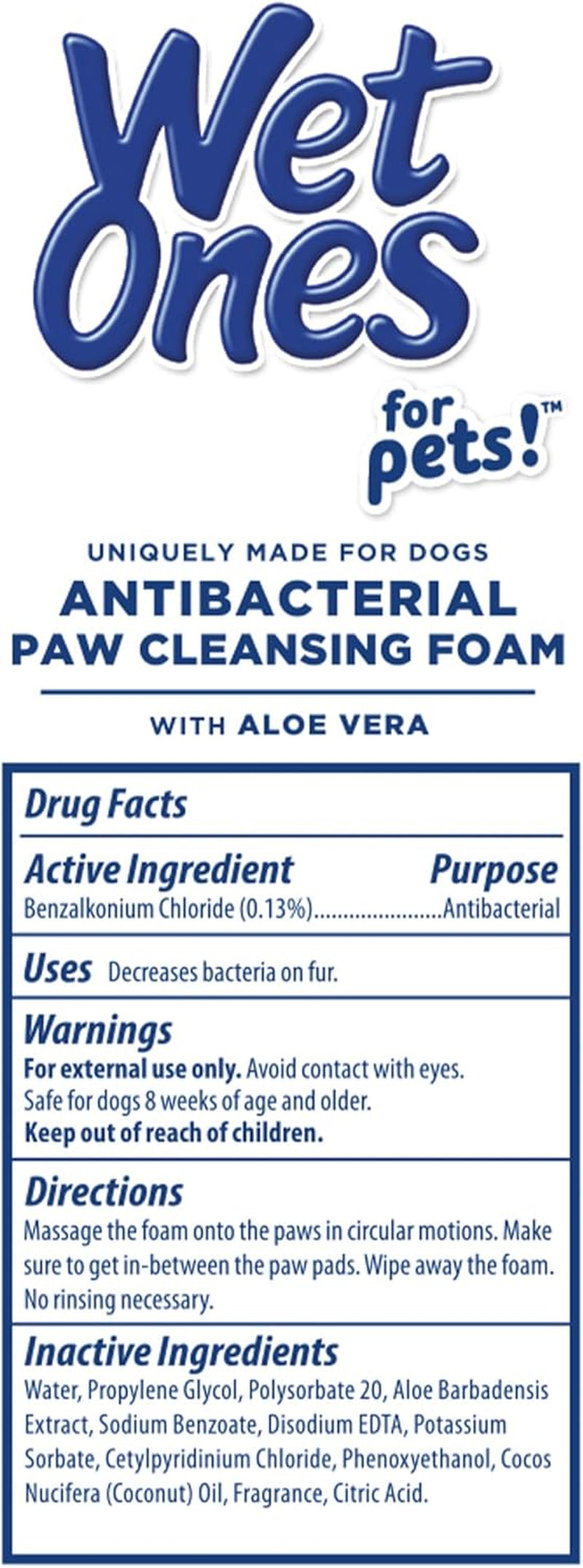 for Pets Antibacterial Dog Paw Cleaner with Built-In Scrubber Brush, Tropical Splash Scent - Foaming Cleanser for Dog Paws - Paw Washer & Grooming Care, 5 Ounce