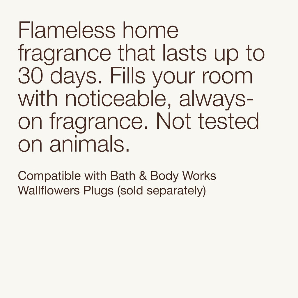 Wallflowers Refills, Mahogany Teakwood Scent, Plug-In Air Freshener Refills for Bedrooms, Bathrooms & Living Spaces, 4 Pack