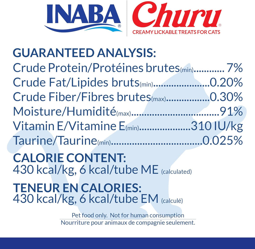 Churu Cat Treats, Lickable, Squeezable Creamy Purée Cat Treat with Green Tea Extract & Taurine, 0.5 Ounces Each Tube, 20 Tubes, Chicken Variety Box