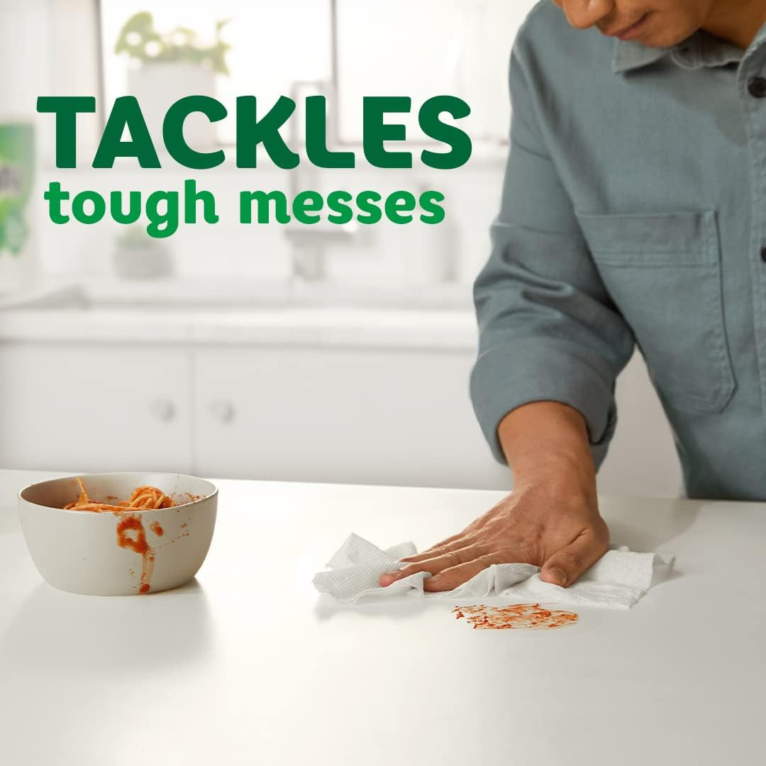 Paper Towels Quick Size, White, 16 Family Rolls = 40 Regular Rolls
