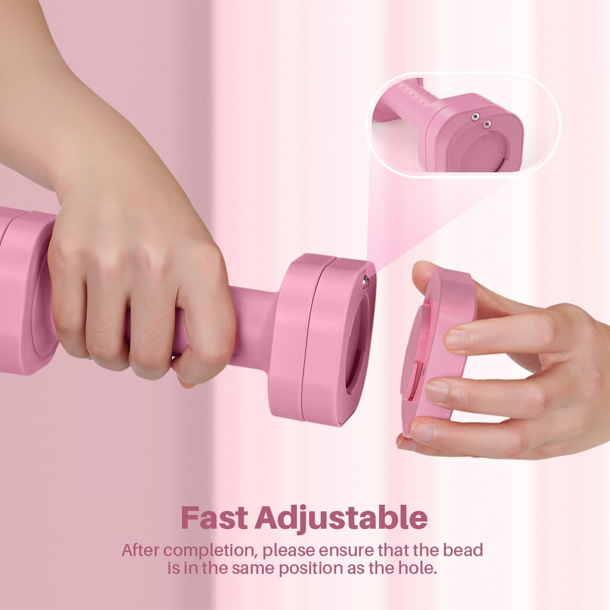Adjustable Dumbbell Set, 4 in 1 Free Weight Dumbbell Set for Women, Hand Weight for Women at Home, Each 2Lb 3Lb 4Lb 5Lb with TPU Soft Rubber Handle for Home Gym Aquatic Fitness Equipment,Purple