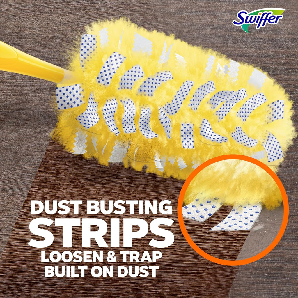 Pet Heavy Duty Dusters Refills, Multisurface 360 Dusters with Febreze Odor Defense, 11 Count